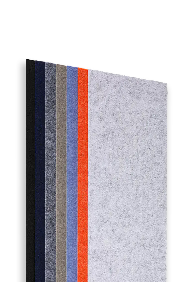 Poliészterszálas akusztikus panelek