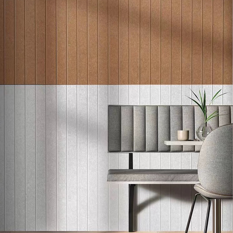 Újrahasznosított ECO anyag 100% kisállat filc poliészter szál akusztikus panel néma lángálló fali akusztikus panel lap gyártás