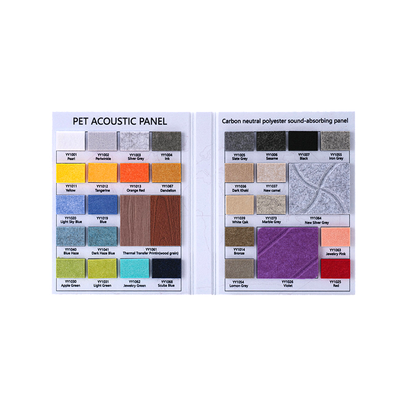 Tűzálló hornyolt poliészterszálas hangelnyelő tábla mozi/KTV akusztikus kezeléshez