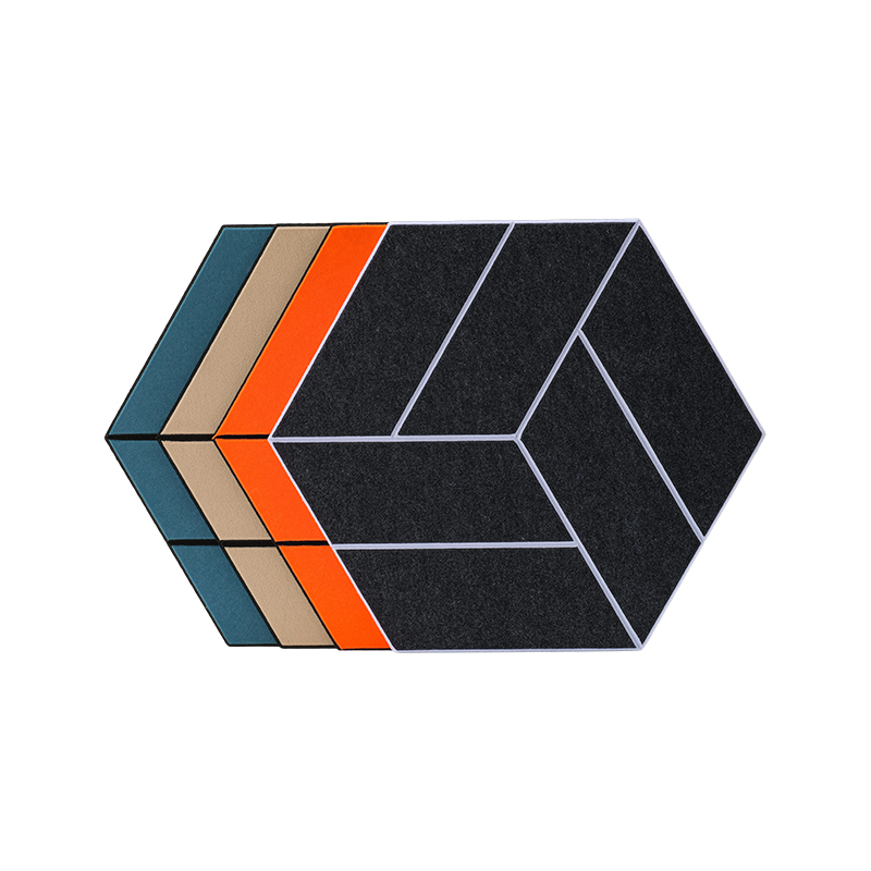 Testreszabható, hornyolt poliészter szálas hangelnyelő panel