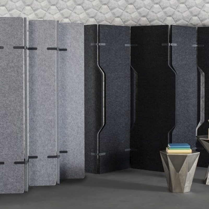 Kiváló minőségű környezetbarát irodai válaszfalak mozgatható levél alakú térelválasztók Nagy hangelnyelés testreszabható modern kialakítás Kiváló minőségű környezetbarát irodai válaszfalak mozgatható levél alakú térelválasztók Nagy hangelnyelés testreszabható modern kialakítás