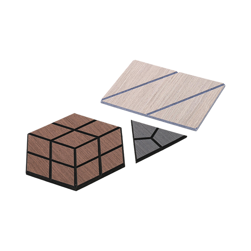 3D akusztikus fa furnér léc falpanelek belső fali és mennyezeti panelekhez