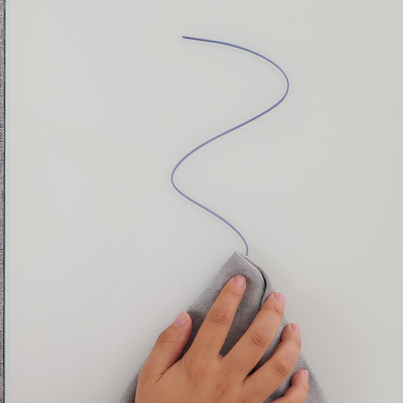 Modern fehér akusztikus írótábla hangszigetelő poliészter szálas panelek otthoni irodai válaszfalüveghez Modern fehér akusztikus írótábla hangszigetelő poliészter szálas panelek otthoni irodai válaszfalüveghez