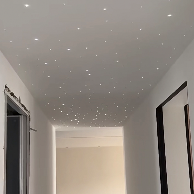 Modern színes száloptikai akusztikus nyújtható mennyezet szállodáknak Távirányító Ambient Star Light Ambient Star Light Heat Modern színes száloptikai akusztikus nyújtható mennyezet szállodáknak Távirányító Ambient Star Light Ambient Star Light Heat
