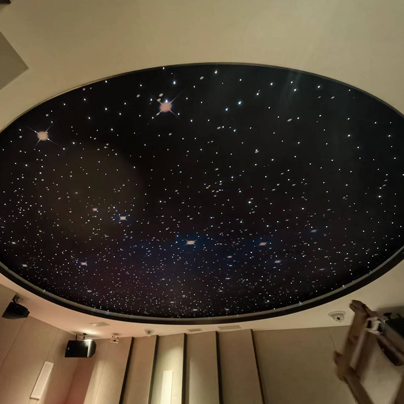 Modern Star felső mennyezeti fénysáv KTV audio-vizuális szoba optikai szálas Sky Star dekoratív projektor fény közvetlen