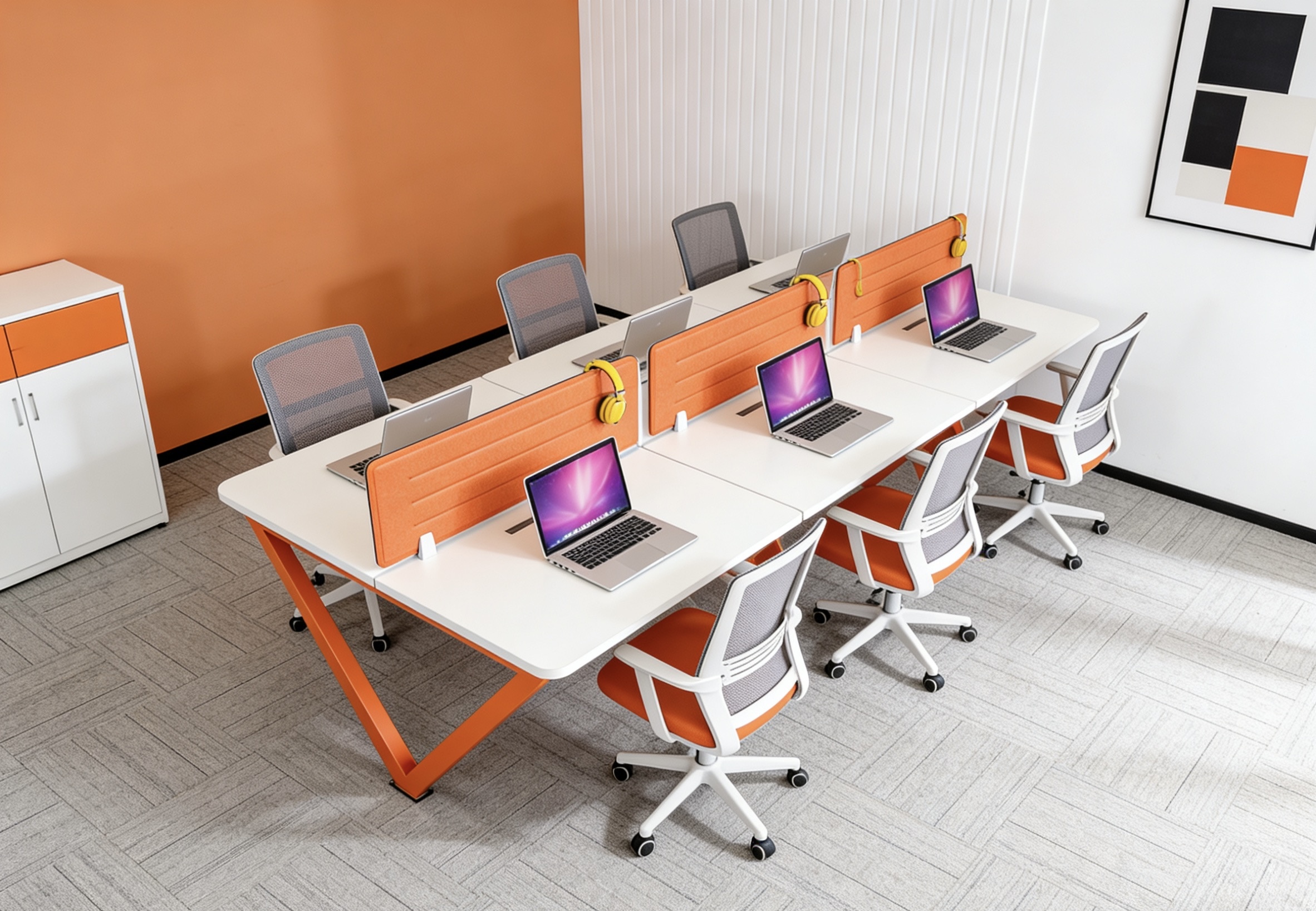 Sound-Absorbing Molded Desk Screen Sound-Absorbing Molded Desk Screen